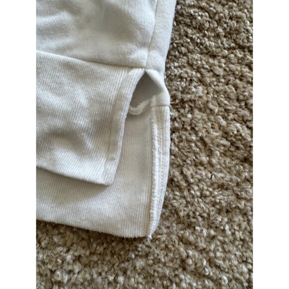 Victoria’s Secret Pink Oversized Sweatshirt White Red Roses Classic Logo Size S - Picture 4 of 4